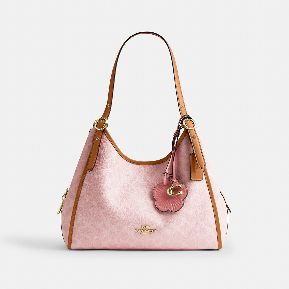 BNWT Coach Erin Shoulder Bag In Signature Canvas With Charms